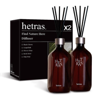 現貨 禮盒🎁【hetras】首席調香師擴香兩入組 500ml*2 擴香瓶 香氛 室內芳香 韓系擴香 質感擴香瓶