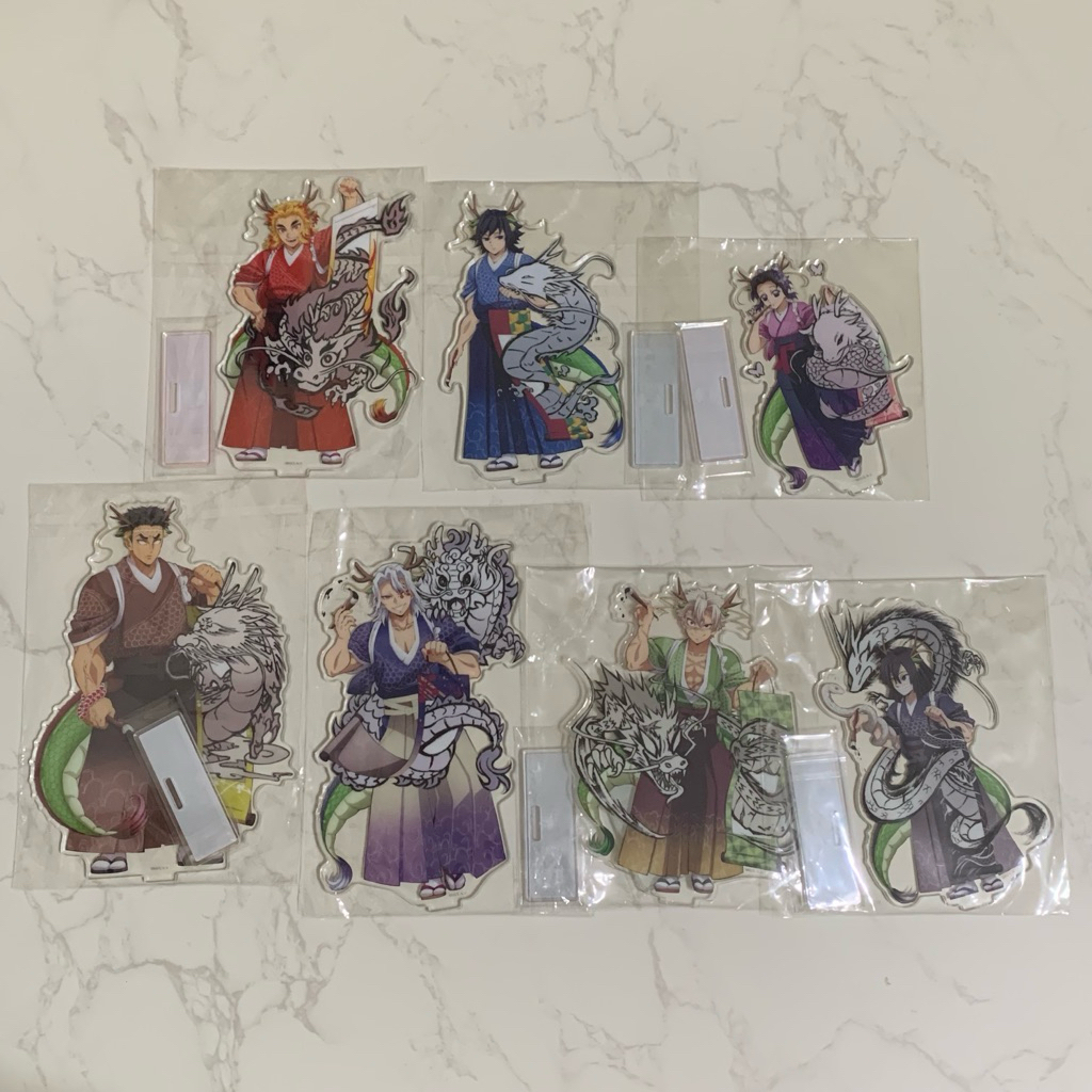 ꒰ 現貨 ꒱ 鬼滅之刃 辰年龍年立牌 煉獄杏壽郎 冨岡義勇 胡蝶忍 不死川實彌 伊黑小芭內 悲鳴嶼行冥 炎水蟲岩音蛇風