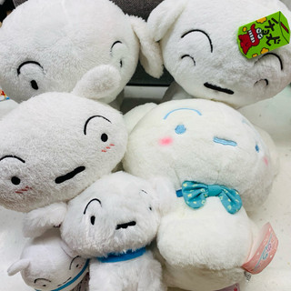 ❤Lika小舖❤小白 日本帶回 全新正版現貨 蠟筆小新景品娃娃玩偶布偶吊飾 小白變裝 巧可比 小白散步零錢包口金包狗狗
