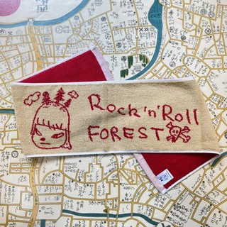 /《小巴趴趴造》現貨有發票！正版 奈良美智台灣特展 毛巾 / ROCK'n ROLL 奈良美智毛巾 奈良美智周邊