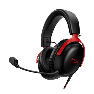 HyperX Cloud III 電競有線耳機 耳麥 黑紅(727A9AA)