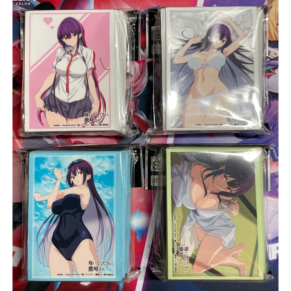 【日版卡套】拜託請穿上，鷹峰同學．鷹峰高嶺．全新未拆．4包x75張．92x67㎜