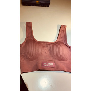 ［95%新］Major made bra top 運動 內衣 背心 小可愛 玫瑰粉