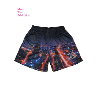 MTA Black New York Shorts 網布 紐約城市 短褲 黑色 MT25P005-BK [台灣現貨]