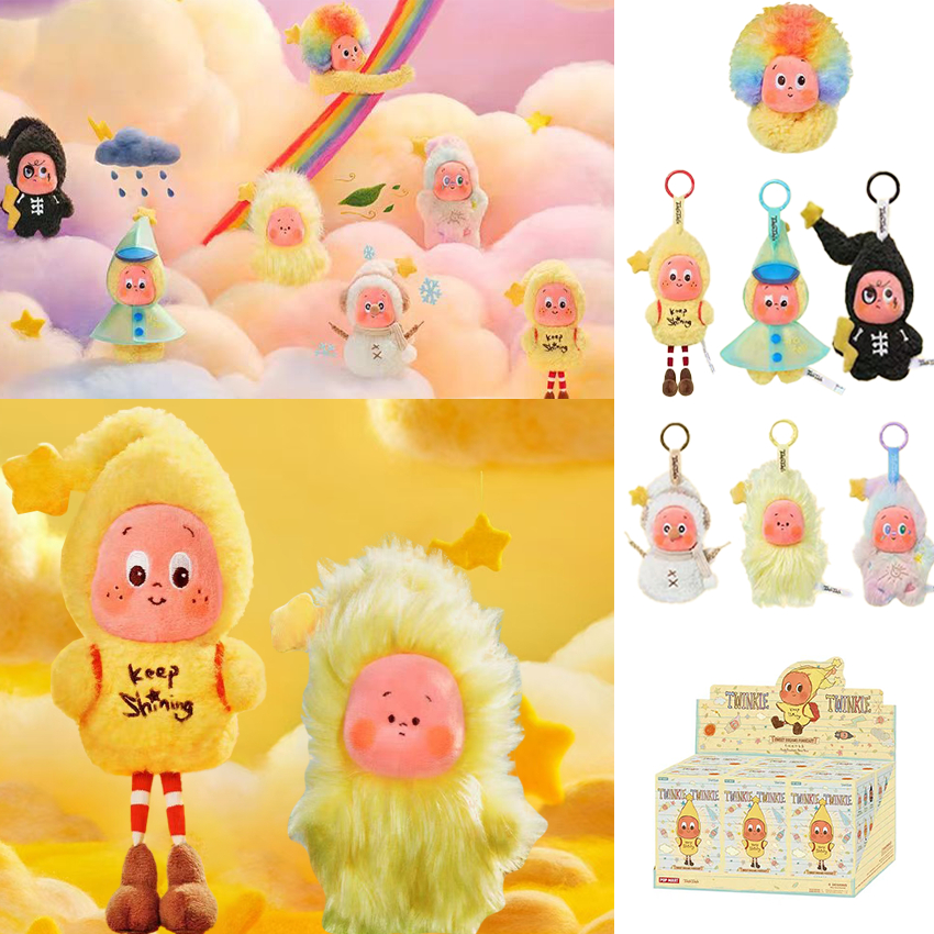 在台 免運 泡泡馬特 星星人 好夢氣象局系列 POPMART 星星人三代 毛絨掛件 盲盒 星星人盲盒