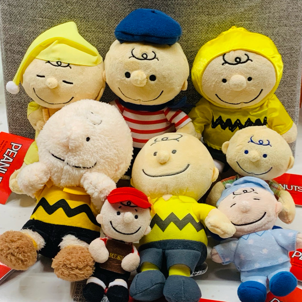 ❤Lika小舖❤查理布朗綜合 日本帶回全新正版現貨 SNOOPY景品玩偶布偶娃娃吊飾 史努比好朋友