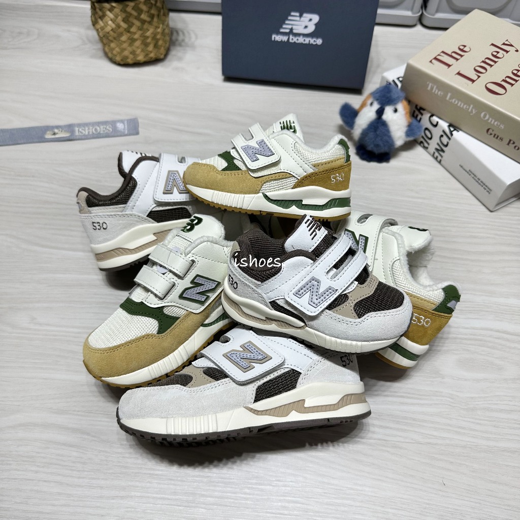 iShoes正品 New Balance 530 中童 運動鞋 魔鬼氈 童鞋 KV530GCP KV530WBP W