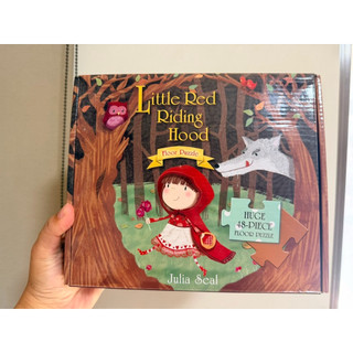 二手繪本 little red riding hood 小紅帽 拼圖 原文童書