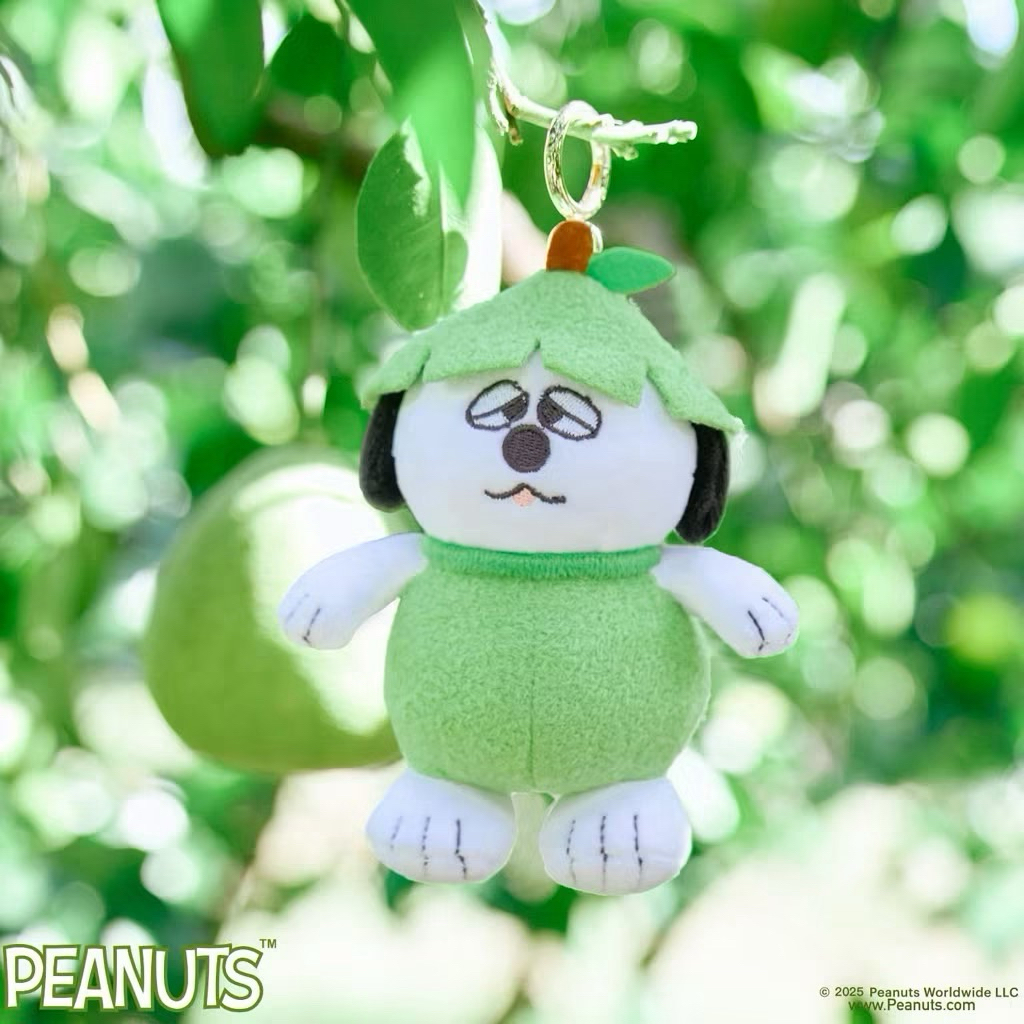 7-11限定 限量 PEANUTS 歐拉夫娃娃掛飾 歐拉夫柚子裝玩偶 歐拉夫吊飾 中秋節限定掛件 變裝公仔 歐拉夫鑰匙圈