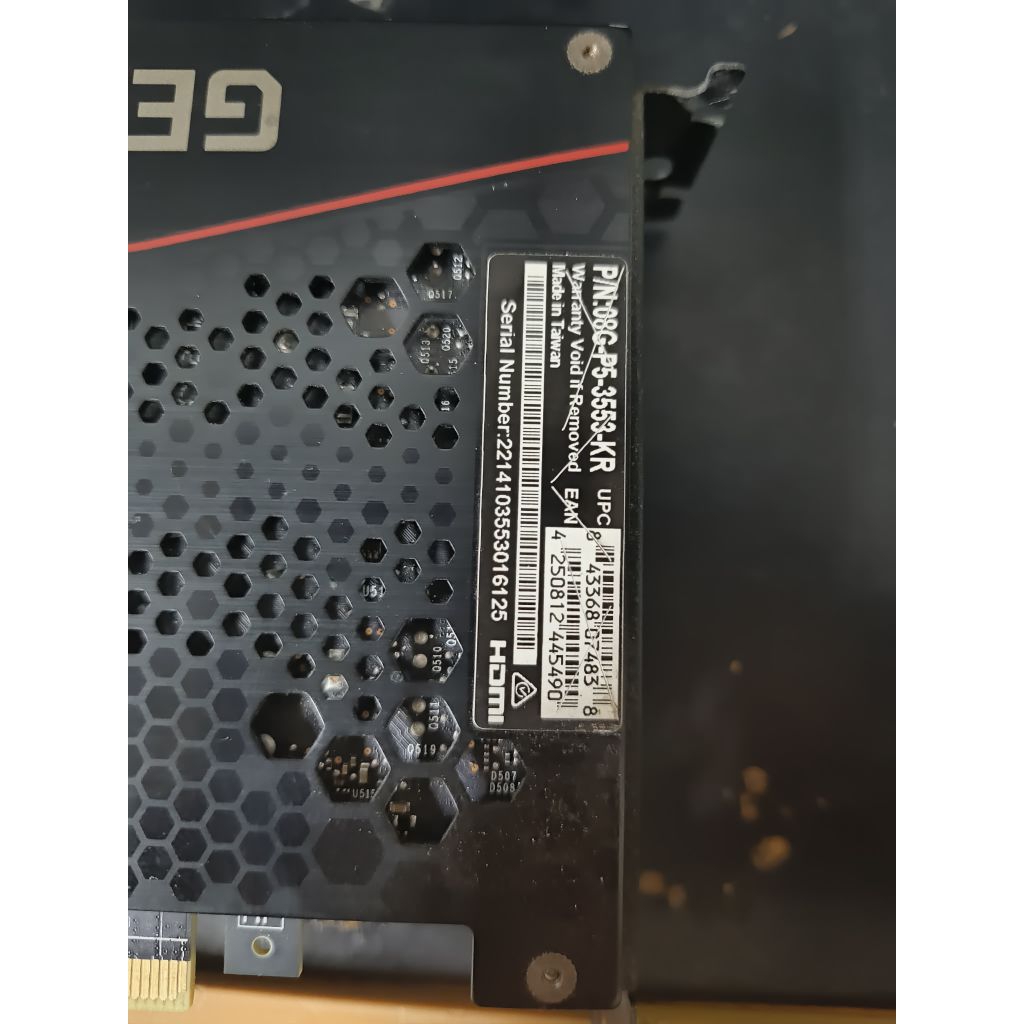 EVGA RTX3050 8G 顯示卡 無保固 中古零件