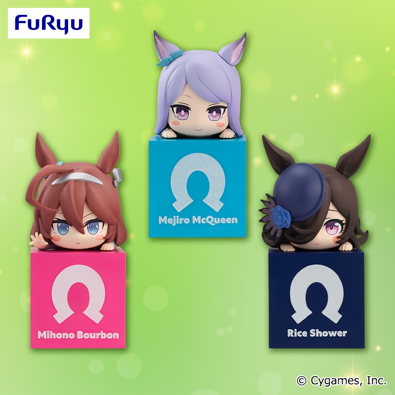 🌀日版客🌀 日版 賽馬娘 Pretty Derby 美浦波旁 目白麥昆 米浴 FuRyu 趴箱 趴姿 景品 桌緣公仔