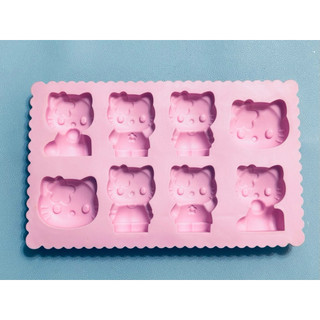 Hello Kitty凱蒂貓 冰塊盒 製冰盒 模具 矽膠冰塊盒 矽膠模具