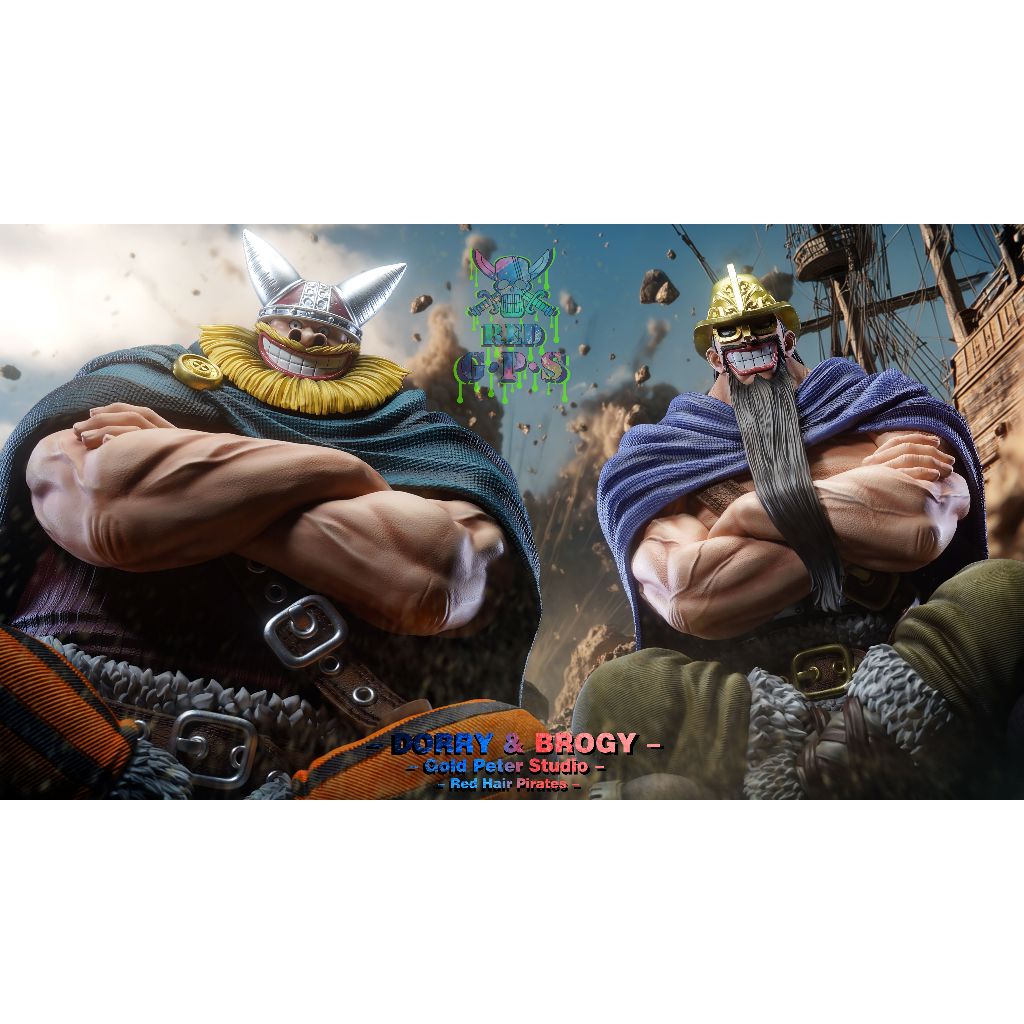 🚀SCC玩具屋《GK模型預購》GP 青鬼東利＆紅鬼布洛基｜海賊王 紅髮海賊團第七款&第八款