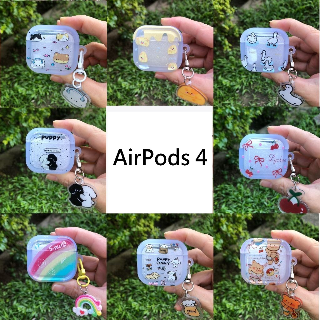 【隔日到】100款流行AirPods 4保護套 4代保護套 四代 蘋果 耳機保護殼 情侶 藍牙耳機套 禮物 R 現貨