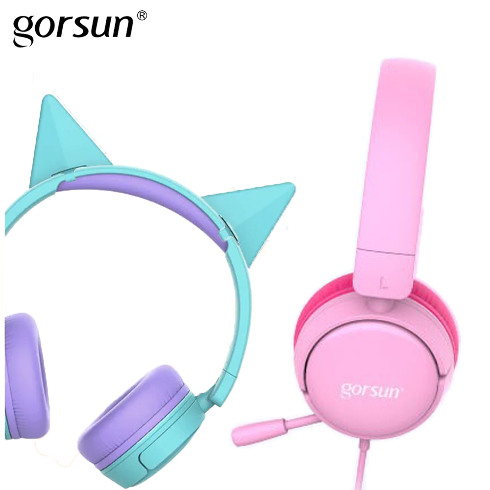 現貨【Gorsun】高品質兒童耳機/有線耳機 A62 快速到貨 (附麥克風)(公司貨保固一年) 全新品/福利品