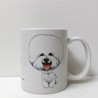 [ 小店 ] TOMMI VUORINEN設計 比熊犬 馬克杯 高約:10公分 材質:陶瓷 未使用 H1