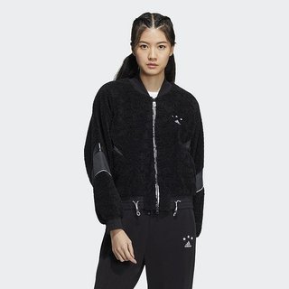 Motus | ADIDAS 運動外套 毛絨外套 保暖外套 女 黑 HY2812