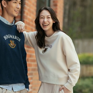 GIORDANO 女裝哈利波特授權長袖大學TEE Harry Potter系列【雙色任選】05395628