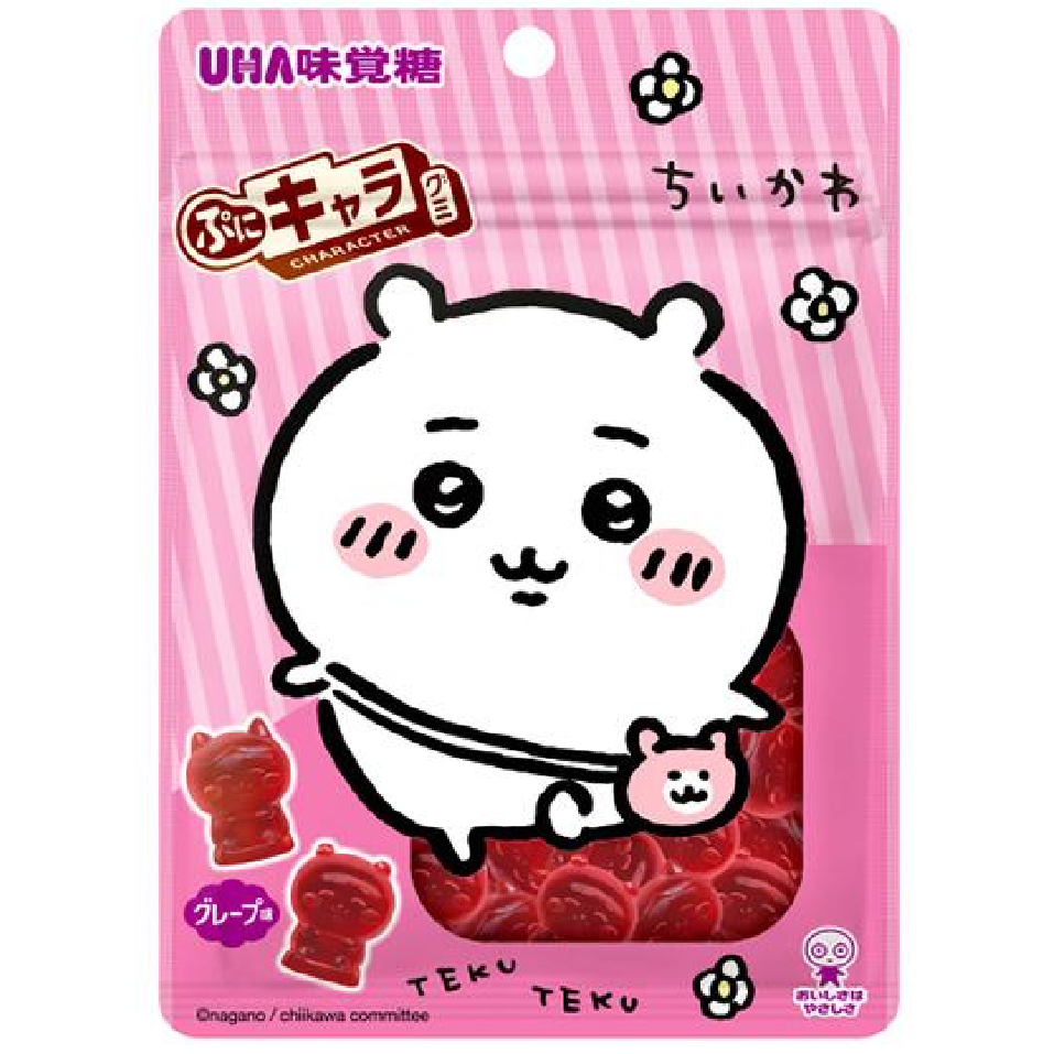 UHA味覺糖 吉伊卡哇3D葡萄軟糖 51g【Donki日本唐吉訶德】