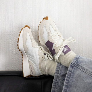 『BEEF比夫選物』New Balance 327 運動休閒鞋 女 白 WS327FTC