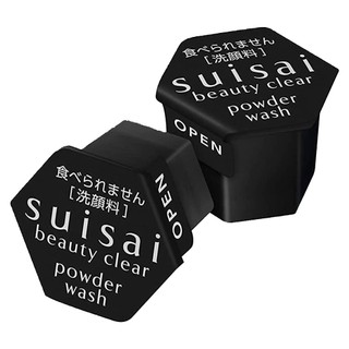 日本 kanebo佳麗寶 suisai 淨透酵素洗顏粉 0.4g* 單顆／黑 阿志小舖