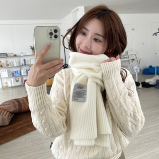 🇰🇷 韓國KKOBA 現貨 Reclow 經典素色 圍巾 保暖 Wool-Touch Knit Scarf