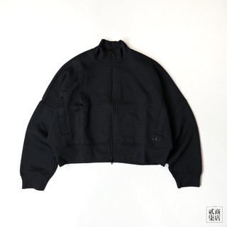 貳柒商店) ADIDAS 3S ZIPUP 女款 黑色 三葉草 外套 短版 寬鬆 JX2705