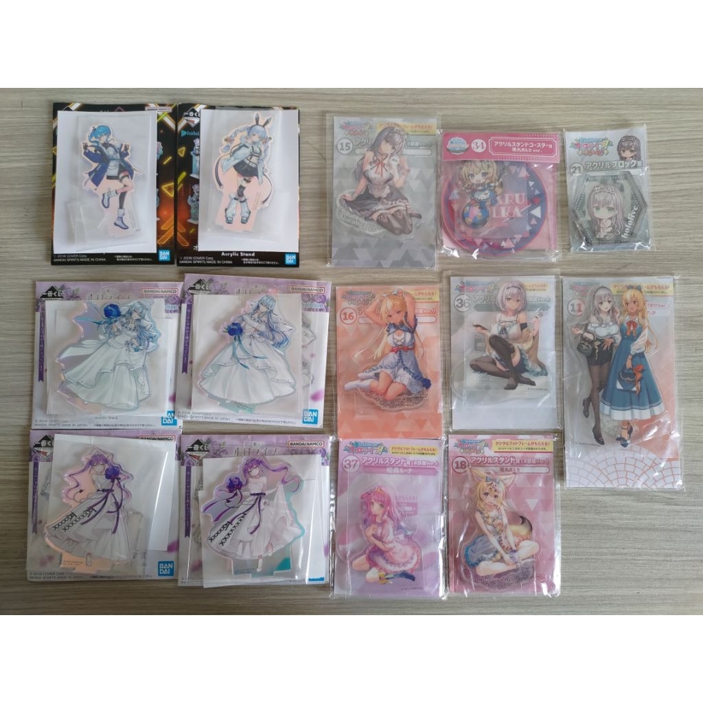 【宅居小鋪】hololiveくじ 一番賞 立牌 星街彗星 兔田佩克拉 常闇永遠 白銀諾艾爾 不知火芙蕾雅 尾丸波爾卡