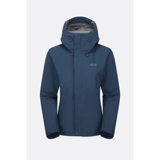 Rab Downpour Waterproof Jacket 女款防風防水連帽外套 暴風藍 QWI-07-TMB