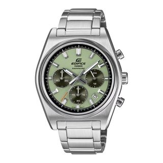【CASIO 卡西歐】EDIFICE純粹速度 賽車運動時計腕錶 湖水綠 EFB-730D-3AV 40mm