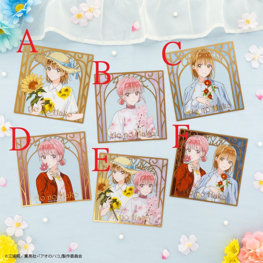 TAITO 一番賞 青春之箱 鹿野千夏/蝶野雛 F賞 塑膠透卡/卡片 三浦糀/豬股大喜/學姊/青箱/抽抽樂/收藏