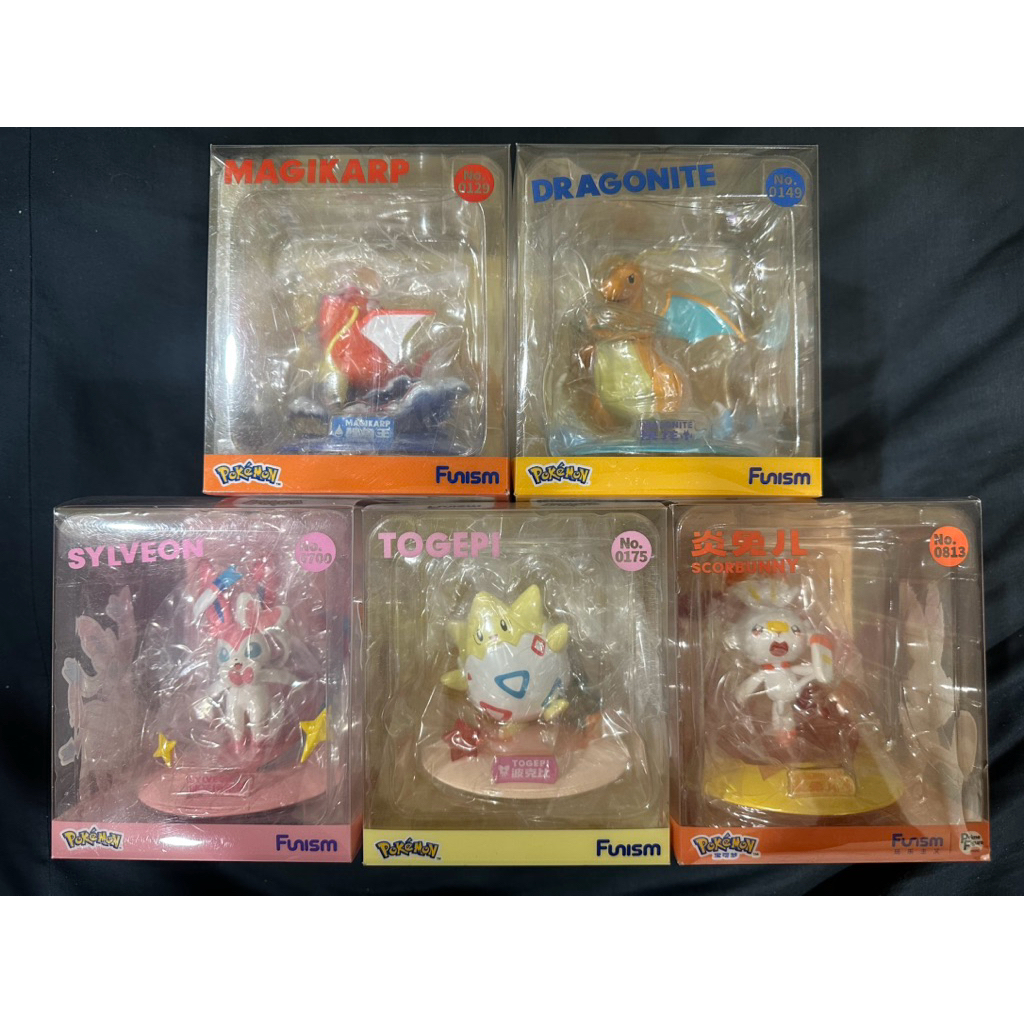 🔥現貨秒出 全新 寶可夢 正版授權(有盒雷標) 玩樂主義 鯉魚王/仙子伊布/炎兔兒/快龍/波克比 小尺寸模型