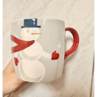 《咪の全新小物》🌾正版STARBUCKS星巴克馬克杯 聖誕雪人款/專櫃 耶誕節 圍巾 Christmas