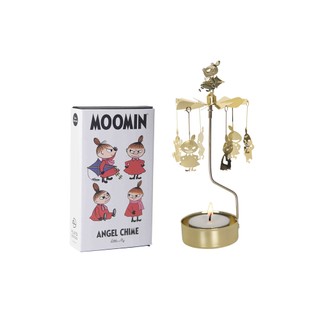 Pluto Design 金色小不點旋轉燭座(附蠟燭)/moomin【Aelgmark】