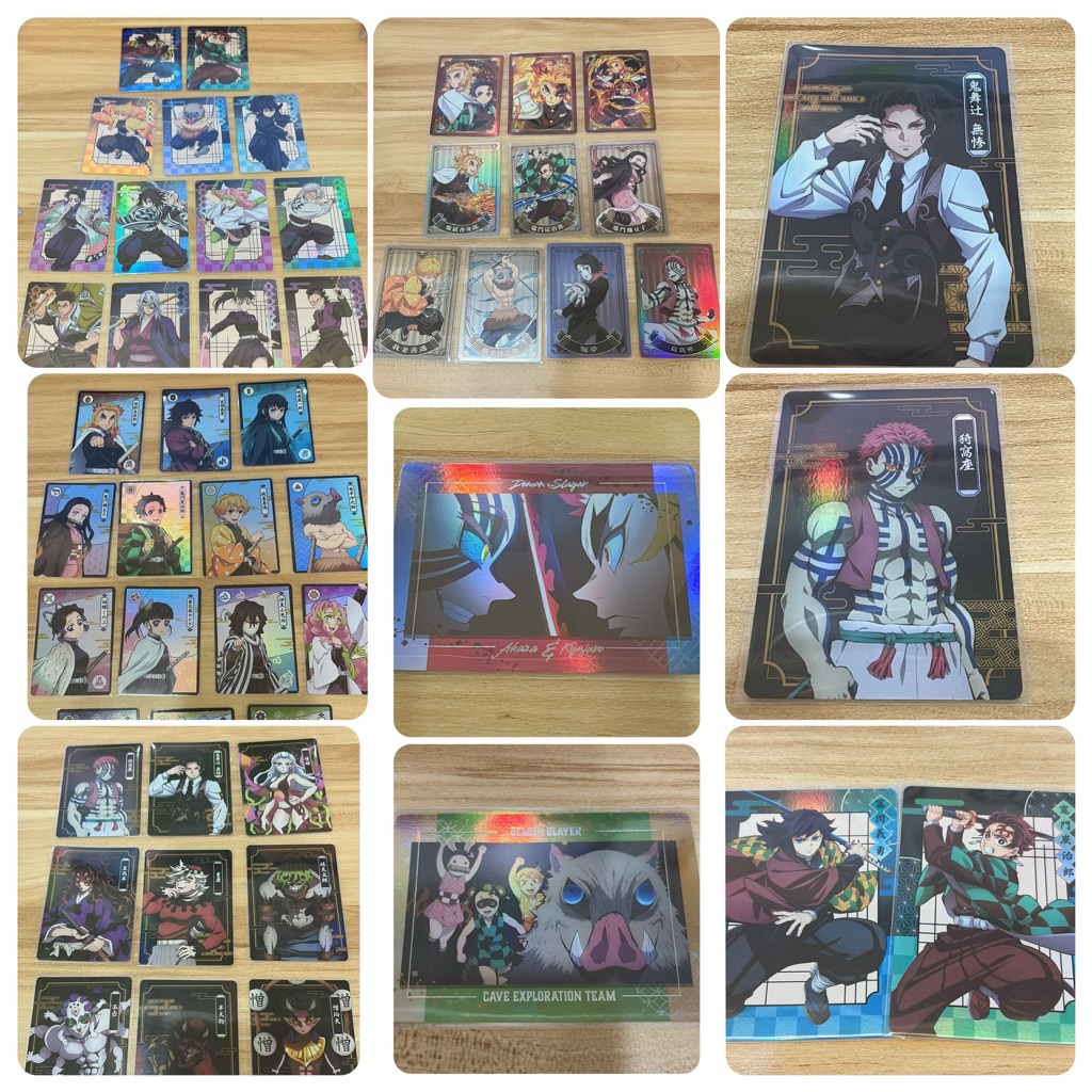 12/15更新 整套 正版 無傷 全新 第10彈 餅卡 炭治郎 義勇 猗窩座 鬼滅之刃小卡 7-11 角色小卡 橫卡