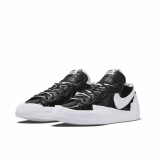 Sacai x Nike Blazer Low “Black Patent Leather” 解構 黑白
