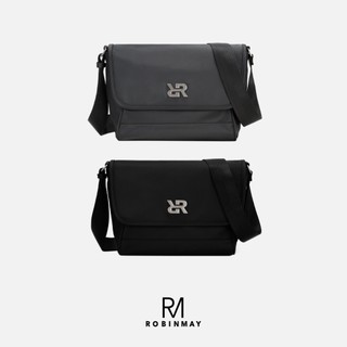 【ROBINMAY】洛特斜背包(M) (金屬磁扣封口/斜背包/尼龍/多色挑選)