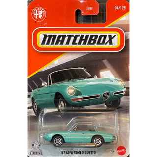 Matchbox 火柴盒 愛快羅密歐 敞蓬跑車 ALFA ROMEO DUETTO