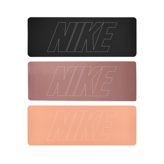 NIKE YOGA MAT 雙面瑜珈墊 4MM 隔音墊 訓練墊 運動墊 雙面可用 輕巧 便攜 穩定 止滑 黑 藕紅 粉橘