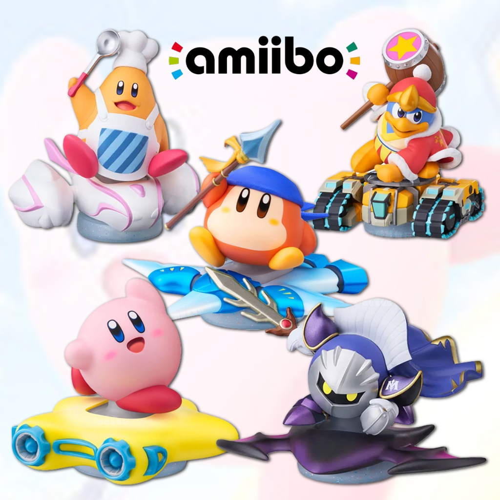 【四葉草電玩】全新當天寄 amiibo 卡比的馭天飛行者 卡比之星 頭巾瓦豆魯迪 魅塔騎士 廚師川崎 帝帝帝大王