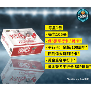 【卡世界】2025-26 Detroit Red Wings Centennial Box 冰球 球員卡 (1盒)