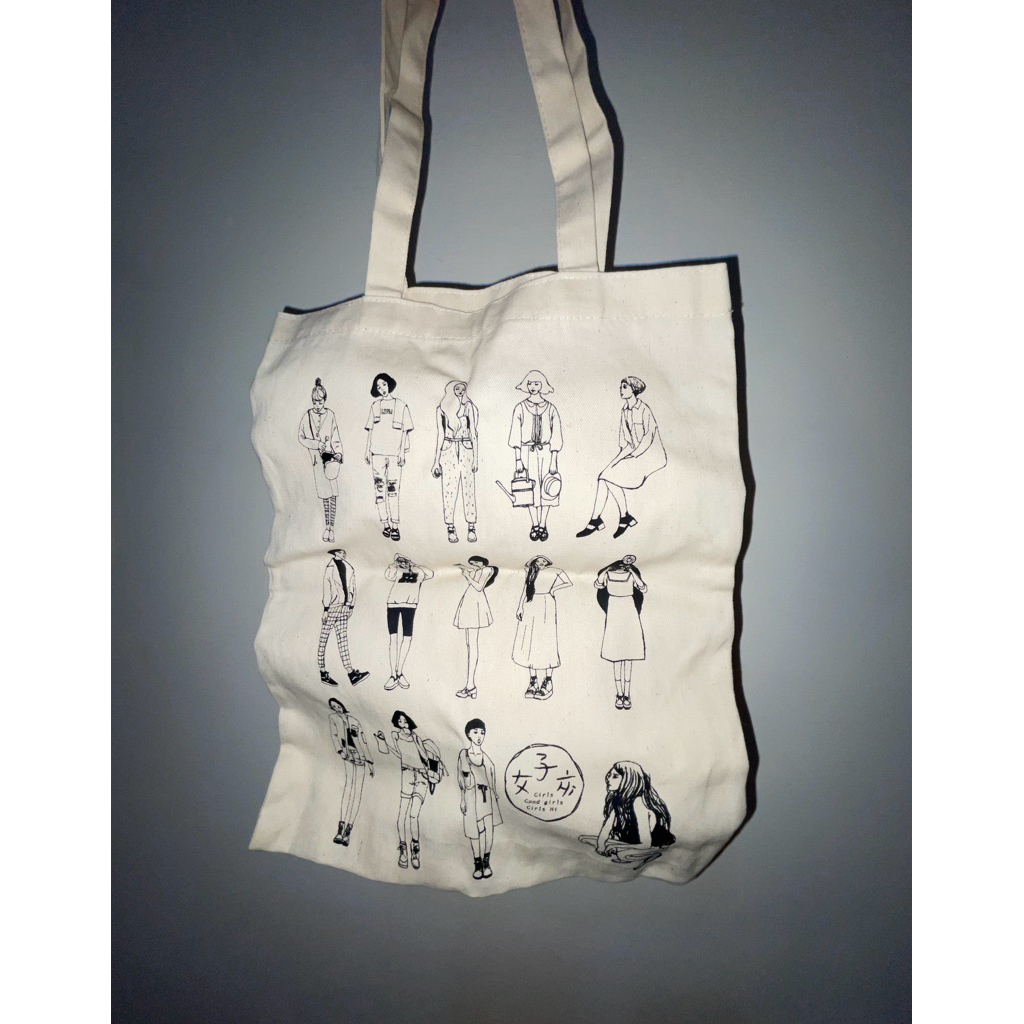 九成新/女子亥帆布袋/Girls good girls Girls Hi/甜蜜生活