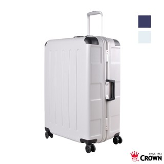CROWN 皇冠 27吋 PC材質 霧面鋁框拉桿箱 行李箱 旅行箱 免運 C-FH509-27