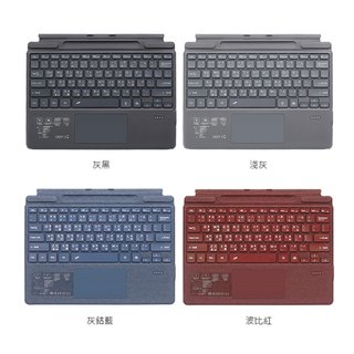 【台灣現貨~隔日到貨】日本品牌IS愛思雙認證鋼印正版 沫石 Surface Pro8/9/X/10/11七彩背光藍芽鍵盤