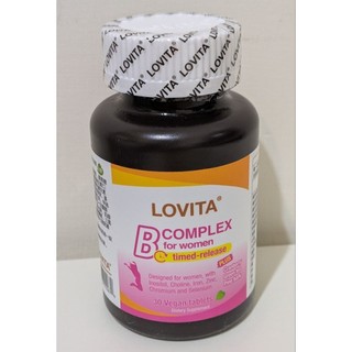 LOVITA愛維他 女性新型緩釋美妍活力B群 全素30錠 全新未拆封 期限2029/01