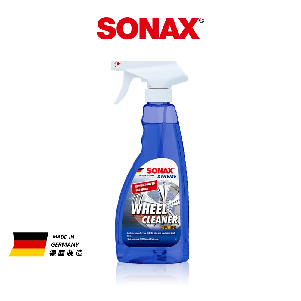 SONAX 中性變色鐵粉 極致輪圈精 500ml 加強變色版 溫和不傷輪圈 鋼圈清潔 零負評 機車 輪胎 輪框清潔