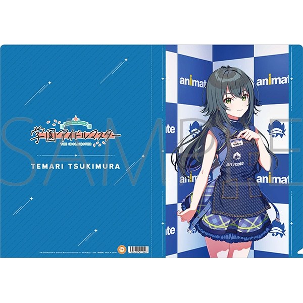(現貨)【學園偶像大師 X animate】 A4資料夾 Movic 月村手毬 月村手毬【日本進口精品】