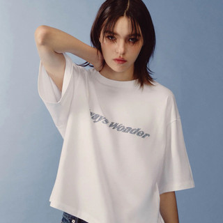 鄺玲玲 Always Wonder 丹寧系列 Canvas Essential Boxy Tee M號