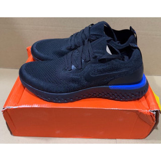 庫存出清 Nike Epic React Flyknit 全黑 運動鞋 運動鞋 編織 休閒鞋 25.5CM