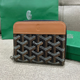 GOYARD Matignon PM Wallet 皮革 拉鍊皮夾